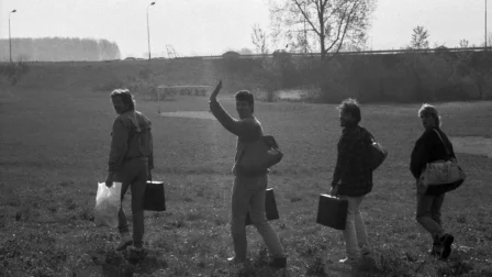 The five of us heading to the police station and freedom – we were to be disappointed. The five of us heading to the police station and freedom - we were to be disappointed.
